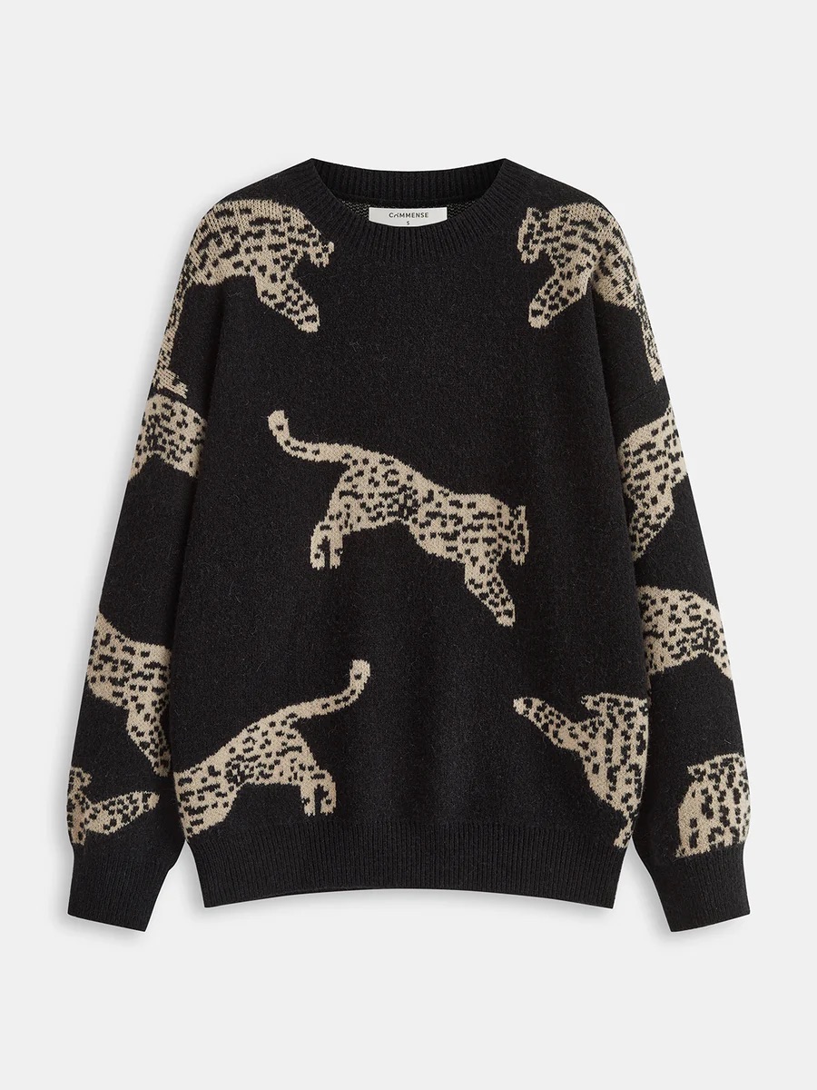 Leopard Print Sweater - Worn Once